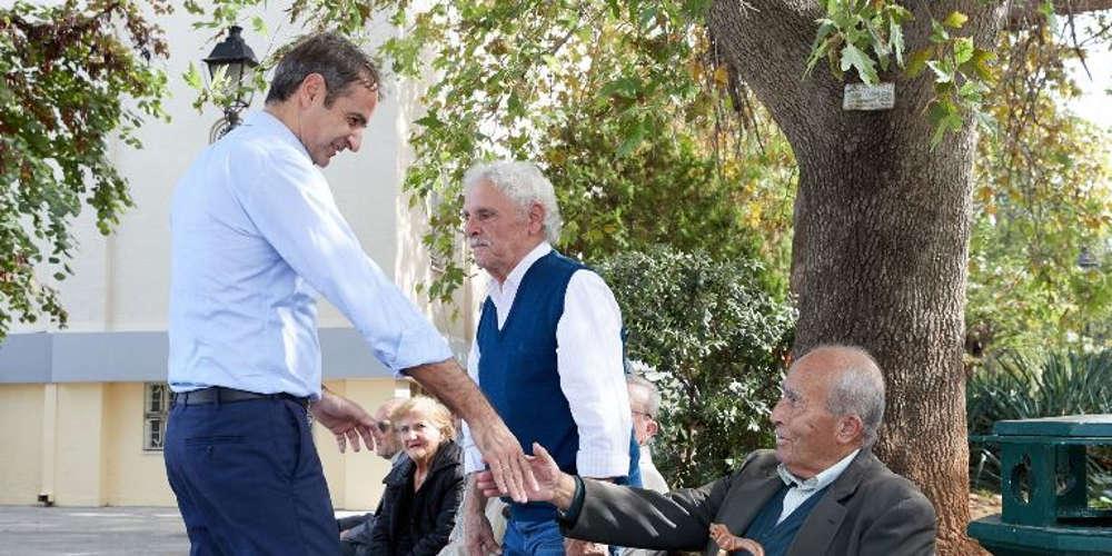 Περιοδεία του προέδρου της ΝΔ Μητσοτάκη στην Αιτωλοακαρνανία