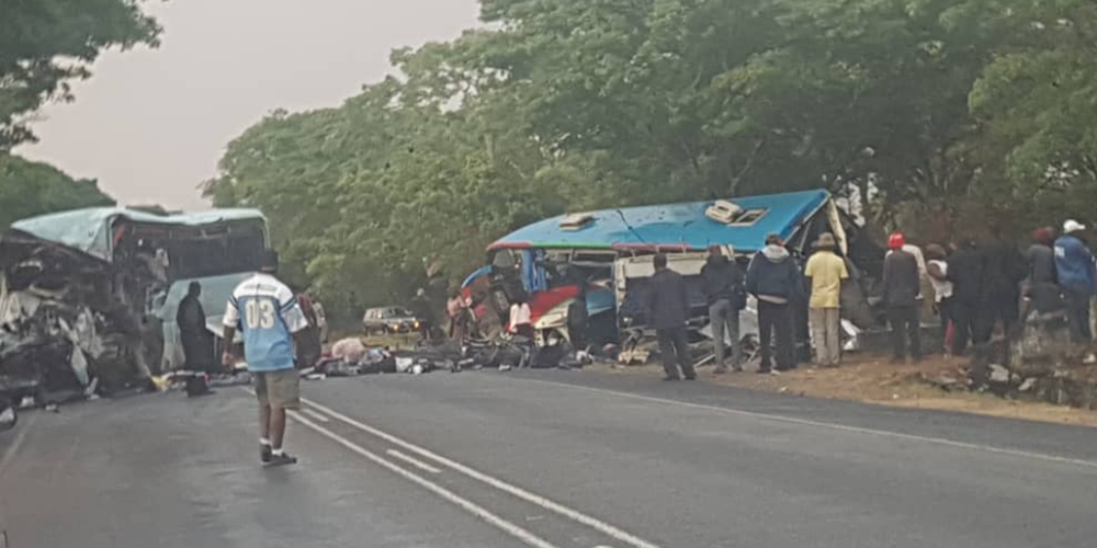 Τουλάχιστον 47 νεκροί από σύγκρουση δύο λεωφορείων στην Ζιμπάμπουε