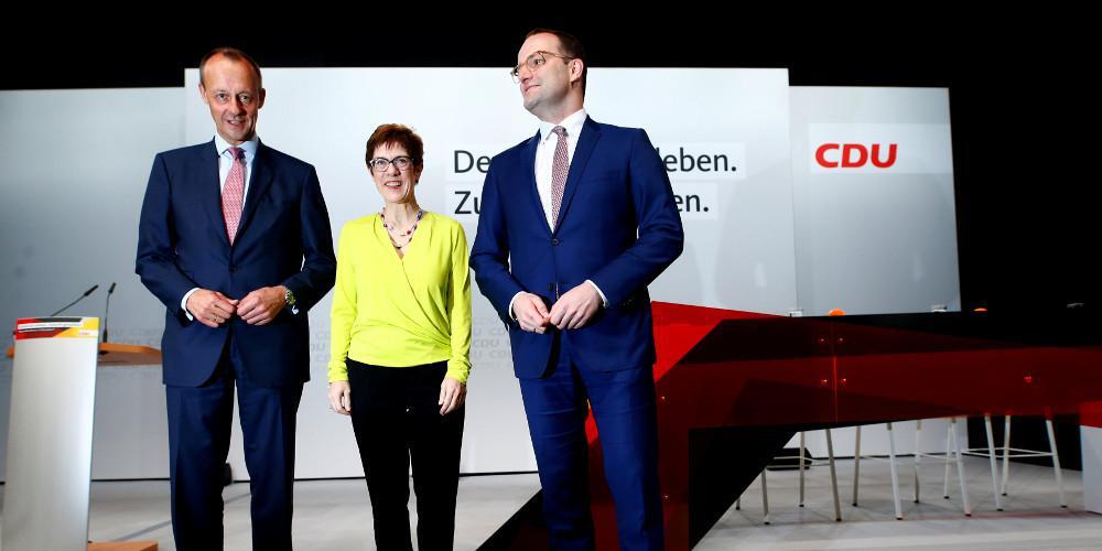 Μερτς και Καρενμπάουερ στον β' γύρο για την διαδοχή της Μέρκελ στο CDU