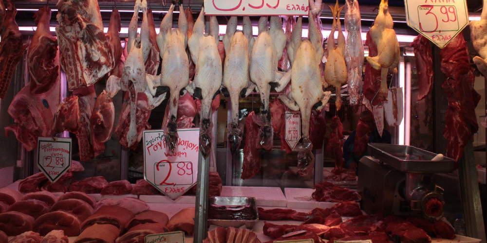 Κατασχέθηκαν 170 κιλά ακατάλληλων κρεάτων σε χασάπικο στον Πειραιά