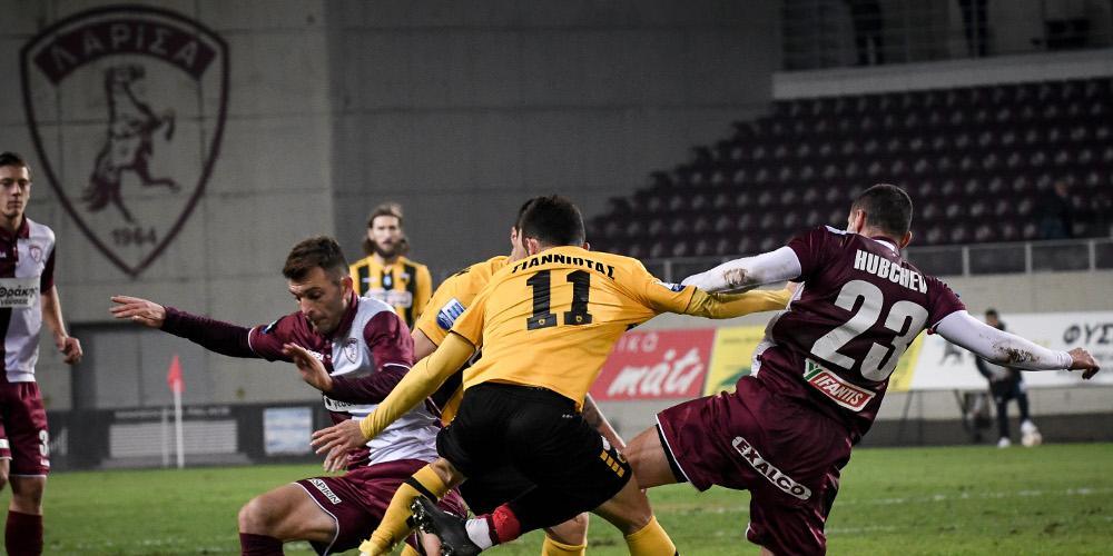 Νέα γκέλα της ΑΕΚ στο πρωτάθλημα - Εχασε δύο βαθμούς στην Λάρισα