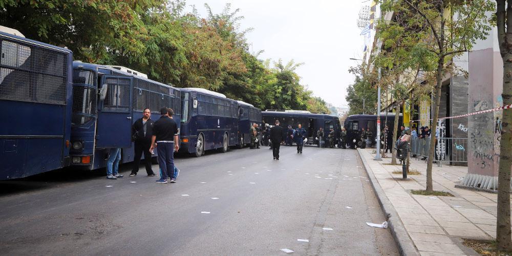 «Φρούριο» το Παλέ Ντε Σπορ που θα μιλήσει ο Τσίπρας με από 2000 αστυνομικούς