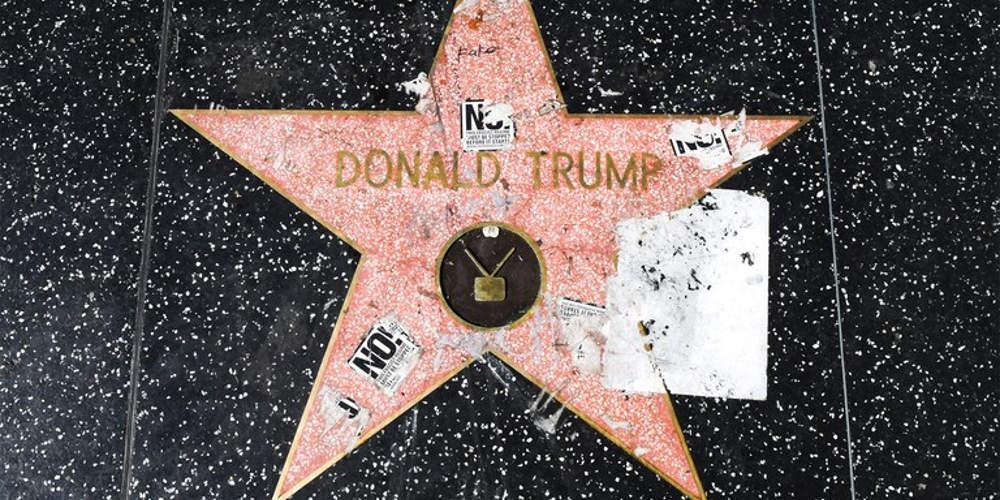 Συνελήφθη άνδρας γιατί ζωγράφισε σβάστικα στο αστέρι του Τραμπ στην «Λεωφόρο Δόξας»