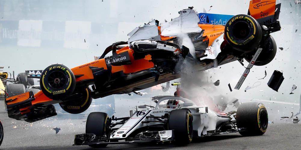 FIA: Το προστατευτικό «Halo» έσωσε το Λεκλέρκ [εικόνες]