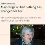 «Ηγέτης-Ζόμπι» η Μει – Πώς σχολιάζει ο διεθνής τύπος τις εξελίξεις στη Βρετανία