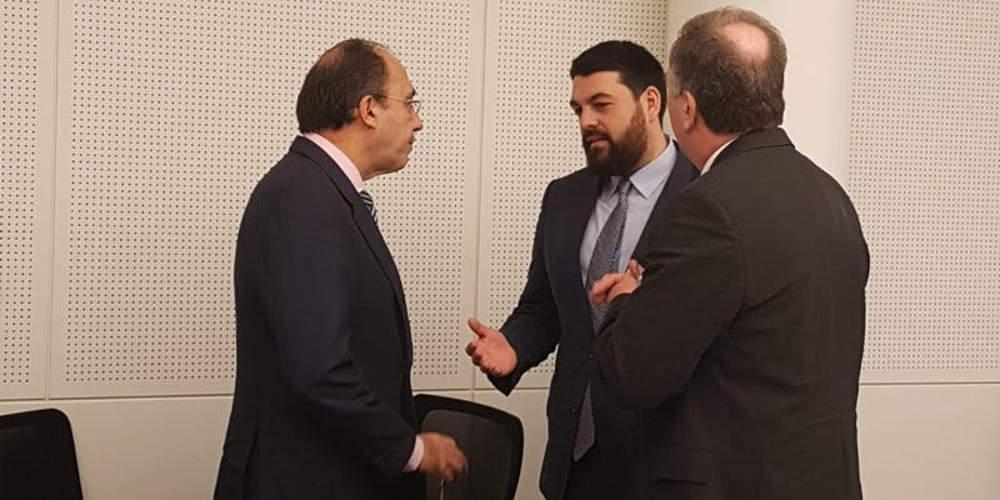 ΟΝΝΕΔ: Ο πρόεδρος Κώστας Δέρβος στην έδρα του ΝΑΤΟ στις Βρυξέλλες