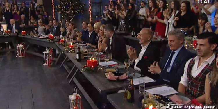 Το Στην Υγειά Μας κέρδισε ξανά τη μάχη της τηλεθέασης την παραμονή των Χριστουγέννων