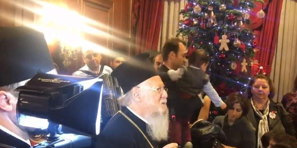 Με σοκολάτες και καραμέλες απάντησε ο Βαρθολομαίος στον Πούτιν [βίντεο]