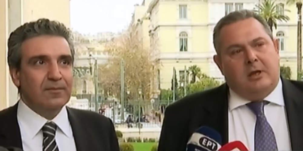 «Βόμβα» Καμμένου: Εγώ έστειλα τον Φωκά για γκαζόζα στη Βουλή