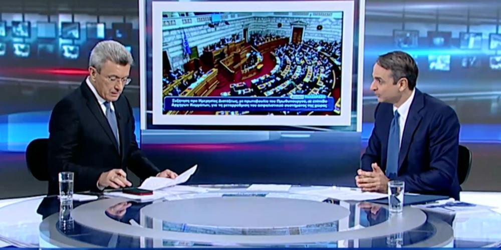 «Καταπέλτης» ο Μητσοτάκης: Ψεύτες Τσίπρας-Καμμένος, πήραν «στημένο διαζύγιο»