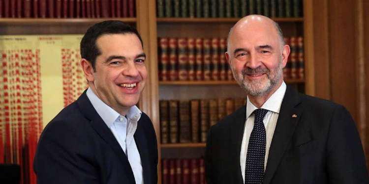 Μονοπώλησε το Σκοπιανό στη συζήτηση Τσίπρα-Μοσκοβισί