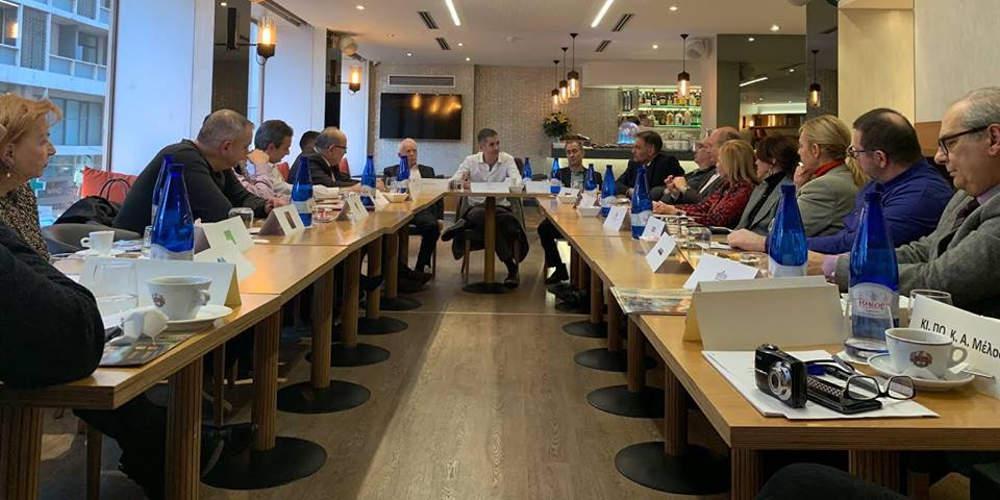 Με εκπροσώπους της Κίνησης Πολιτών Κέντρου Αθήνας συναντήθηκε ο Μπακογιάννης