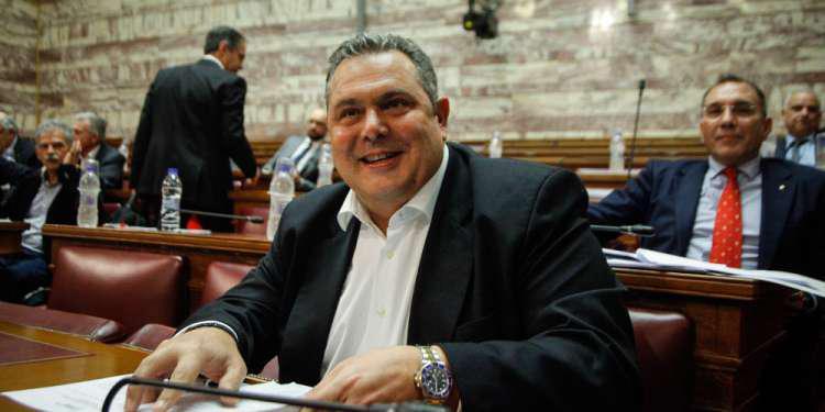 Καμμένος: Με χωρίζουν λιγότερα με τον ΣΥΡΙΖΑ παρά με τη ΝΔ