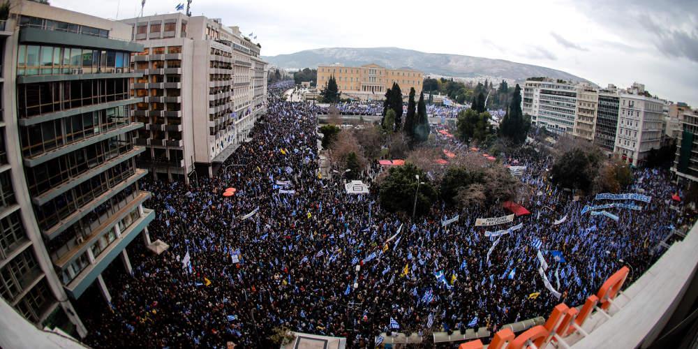 Πρόσκληση για νέο συλλαλητήριο κατά της συμφωνίας των Πρεσπών την Πέμπτη