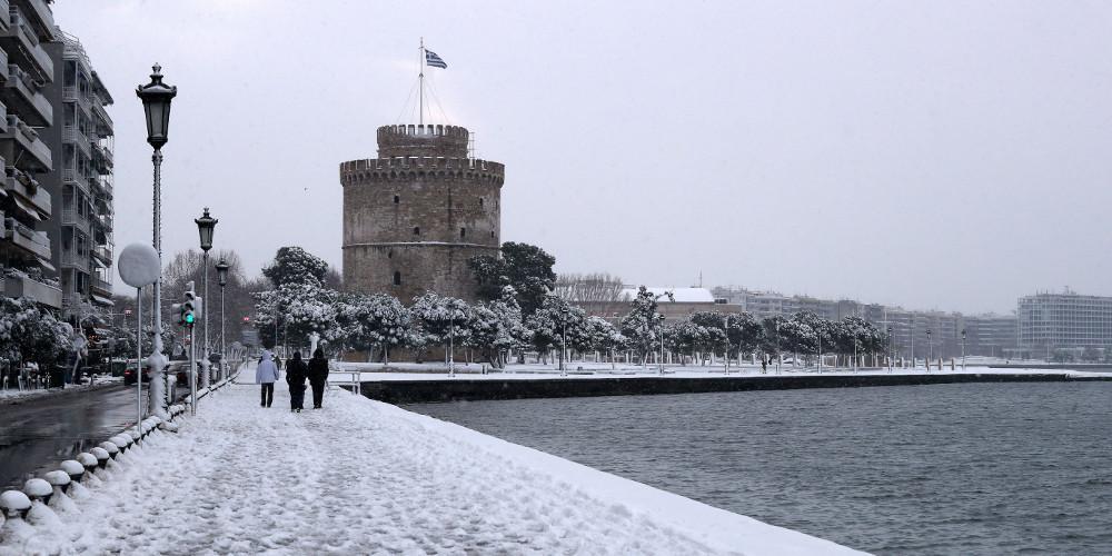 Θεσσαλονίκη: Σε επιφυλακή για ενδεχόμενο χιονιά – 2.000 τόνοι αλάτι στον Χορτιάτη