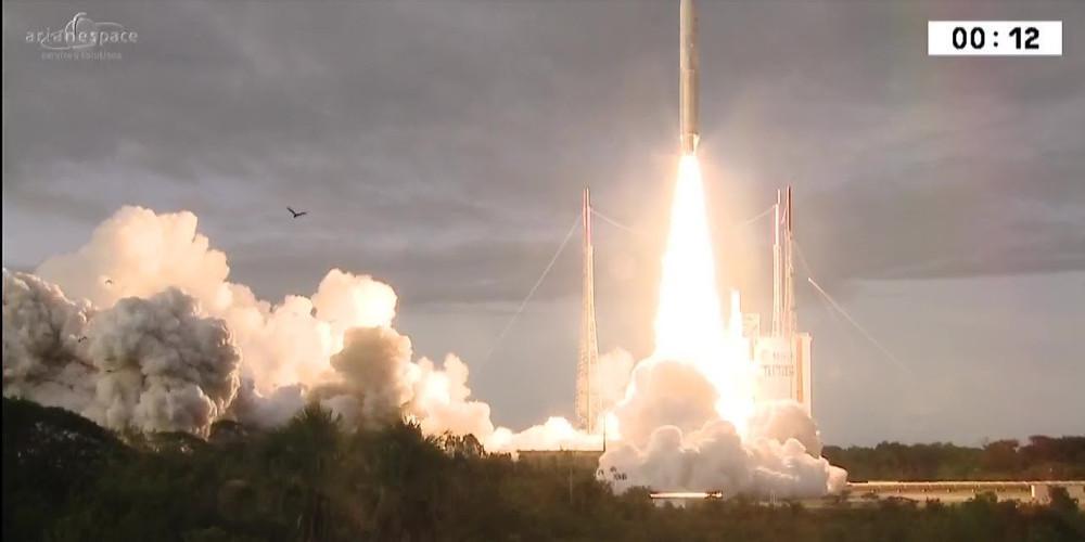 Στο διάστημα ο Ελληνικός δορυφόρος Hellas Sat 4 - Η στιγμή της εκτόξευσης