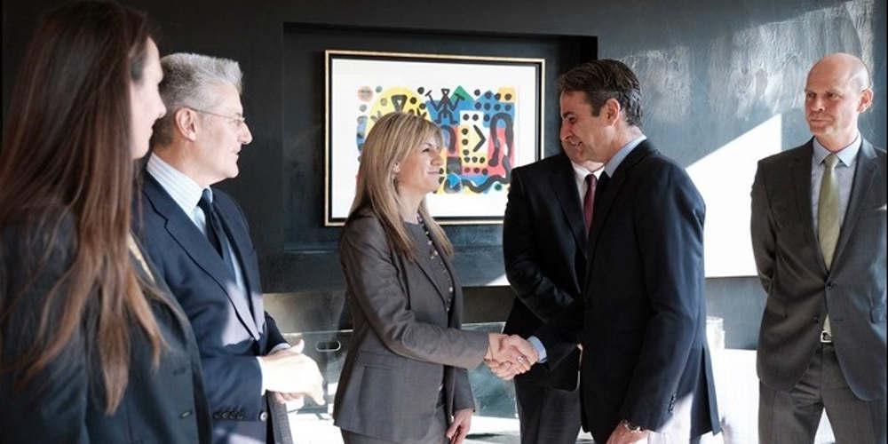 Συνάντηση Μητσοτάκη με εκπροσώπους γερμανικών επιχειρήσεων