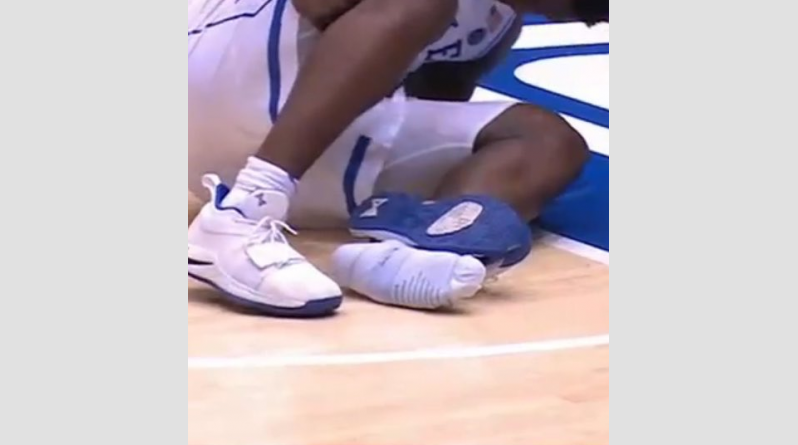 Ζάιον Ουίλιαμσον: Το παπούτσι του άνοιξε στα δύο και τραυματίστηκε άσχημα [εικόνες&βίντεο]