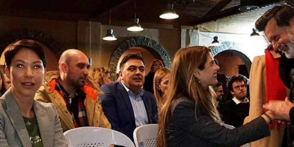 Η πρώτη δημόσια εμφάνιση του Γιώργου Παπανδρέου με την σύντροφό του Γουέντι στη Πάτρα