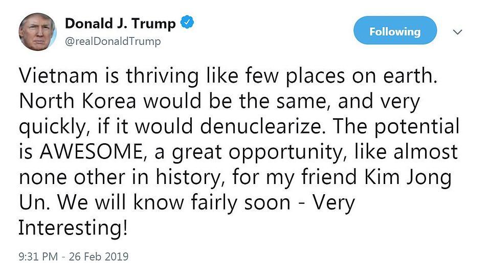 Ο Ντόναλντ Τραμπ συναντά τον Κιμ Γιονγκ Ουν στο Ανόι [εικόνες & βίντεο]