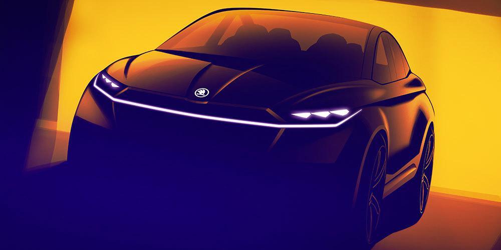 Η Skoda δημοσίευσε τα πρώτα σκίτσα του ηλεκτρικού concept Vison iV