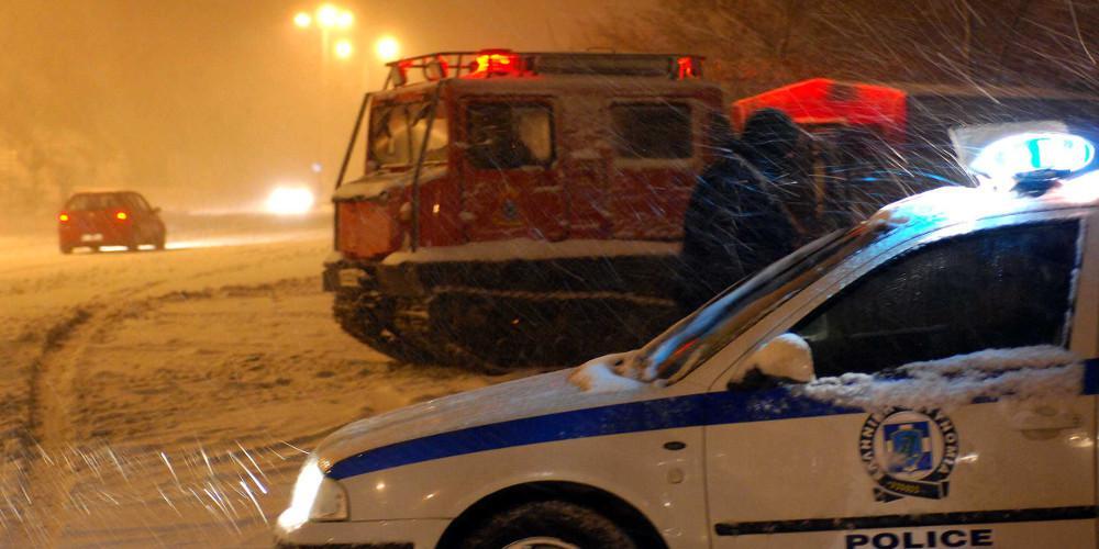 Σε εξέλιξη επιχείρηση απεγκλωβισμού δύο ατόμων στην ορεινή Ανατολική Θεσσαλονίκη