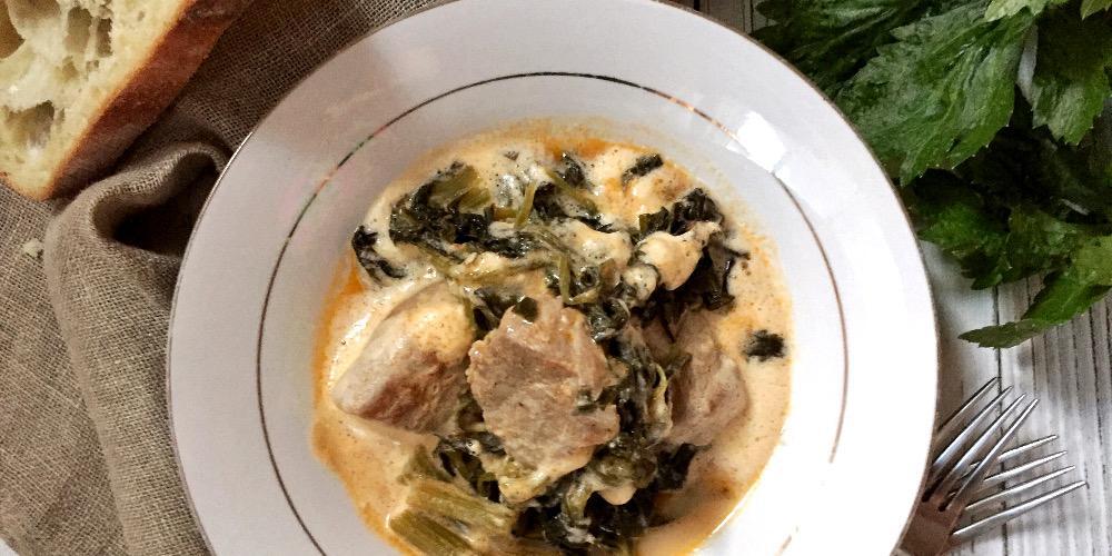 Η συνταγή της ημέρας: Χοιρινό με σέλινο αυγολέμονο