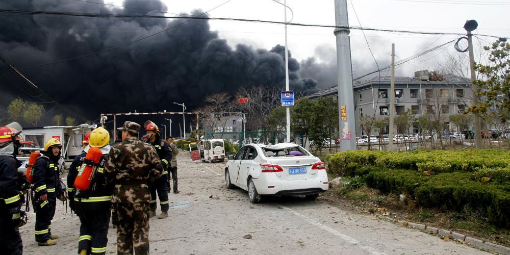 Στους 64 οι νεκροί από την έκρηξη σε χημικό εργοστάσιο στην Κίνα