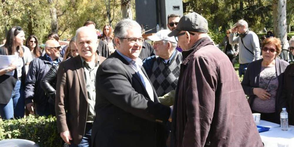 Στην Καισαριανή γιόρτασε τα Κούλουμα ο Δημήτρης Κουτσούμπας