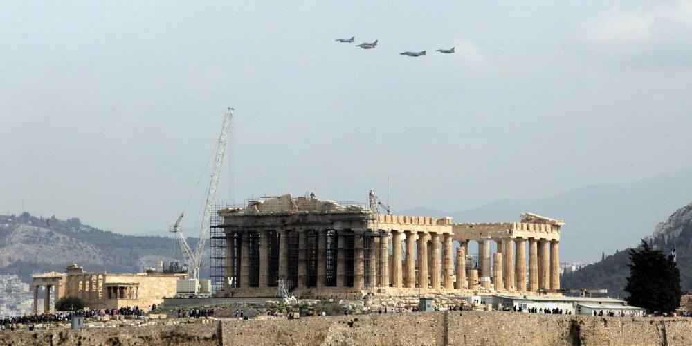 Ηνίοχος 2019: Μαχητικά αεροσκάφη θα πετάξουν το απόγευμα στον αττικό ουρανό