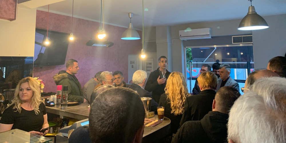 Κώστας Μπακογιάννης στον Κολωνό: Στις γειτονιές της Αθήνας χτυπά η καρδιά της πόλης