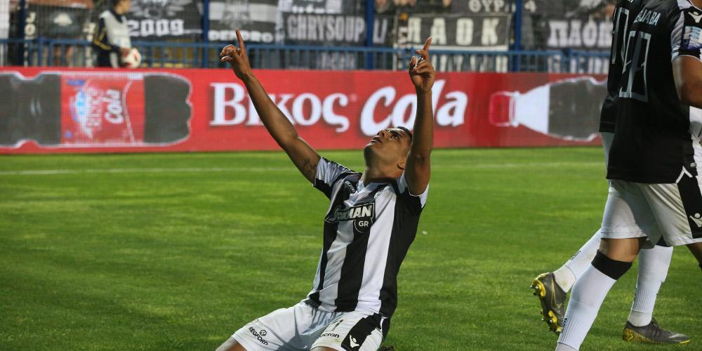 «Όρθιος» με ανατροπή και στο Αγρίνιο ο ΠΑΟΚ, 2-1 τον Παναιτωλικό