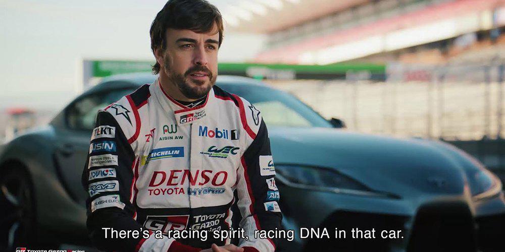 O Fernando Alonso εντυπωσιάστηκε οδηγώντας το νέο Toyota Supra [βίντεο]