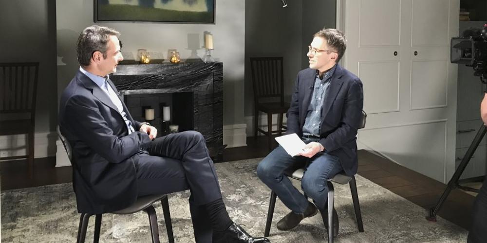 Μητσοτάκης στο PBS: Στις εκλογές κρίνεται το μέλλον της δημοκρατίας μας