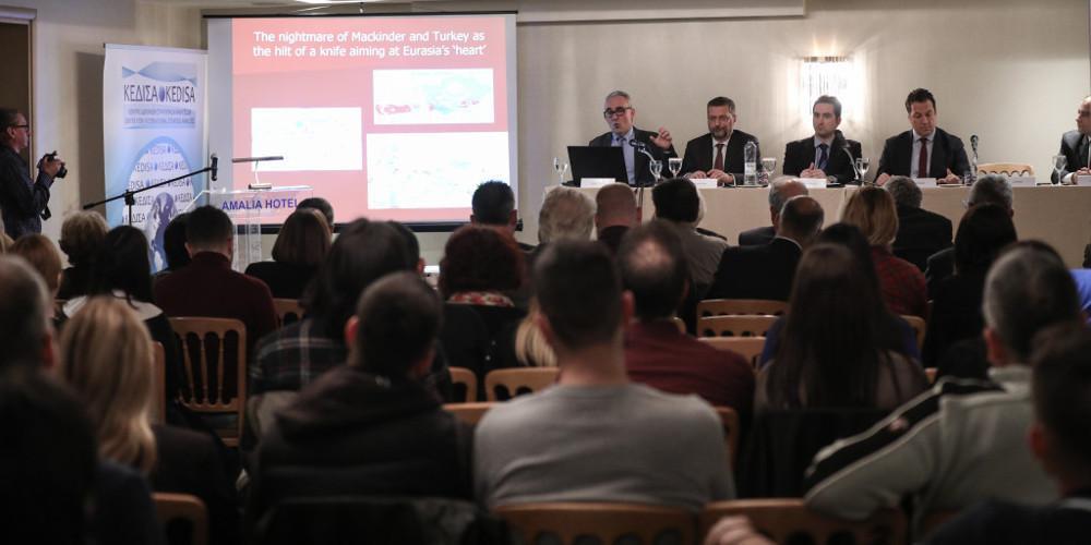 Με επιτυχία πραγματοποιήθηκε η εκδήλωση του ΚΕΔΙΣΑ: «Η Ευρωατλαντική Αρχιτεκτονική Ασφαλείας και η Τουρκία»