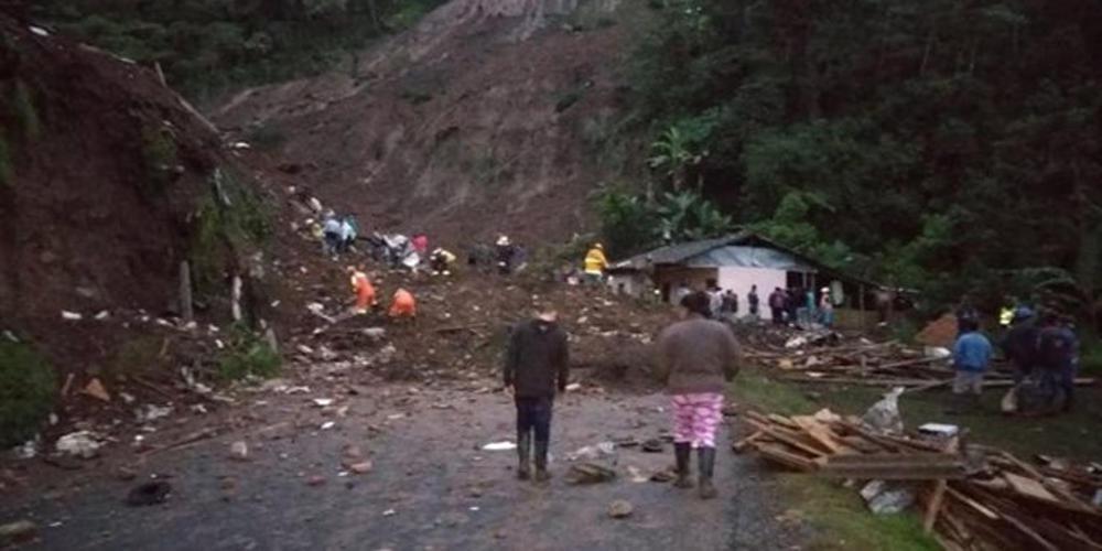 Νεκροί 17 άνθρωποι από κατολίσθηση στην Κολομβία