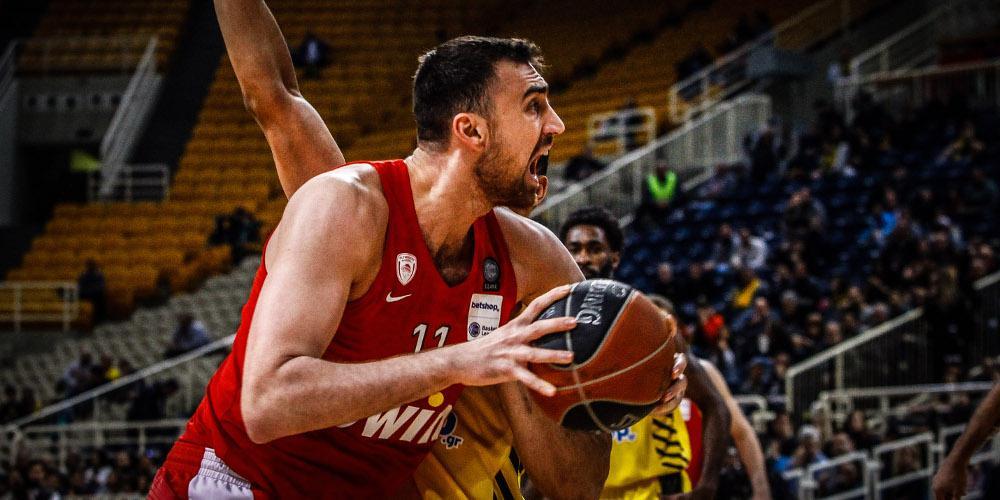 Basket League: Κυρίαρχος αν και μισός ο Ολυμπιακός, 76-67 την ΑΕΚ