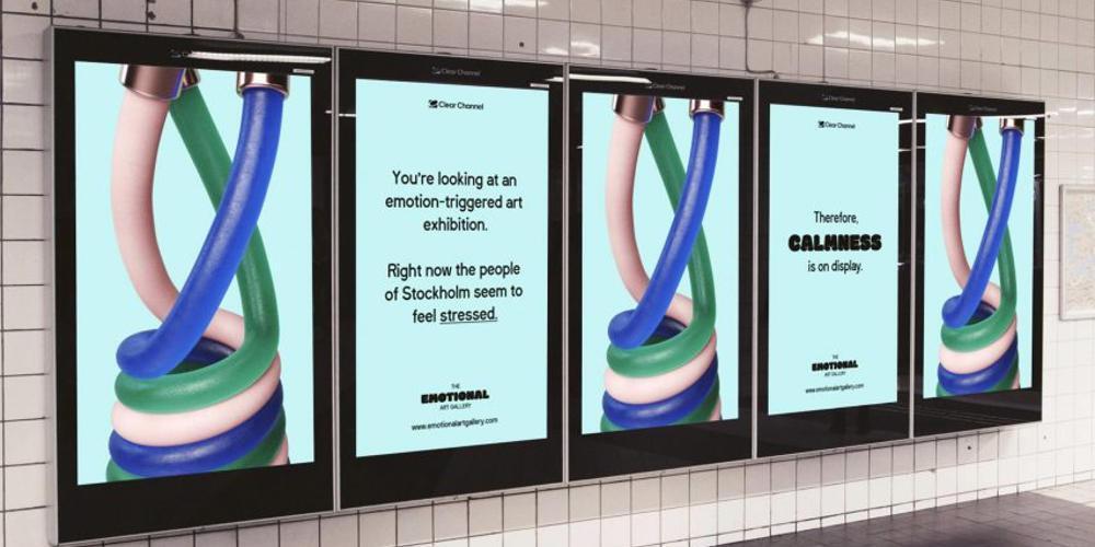 Διαφημιστικές πινακίδες για να ευθυμήσουν οι κάτοικοι στην Στοκχόλμη