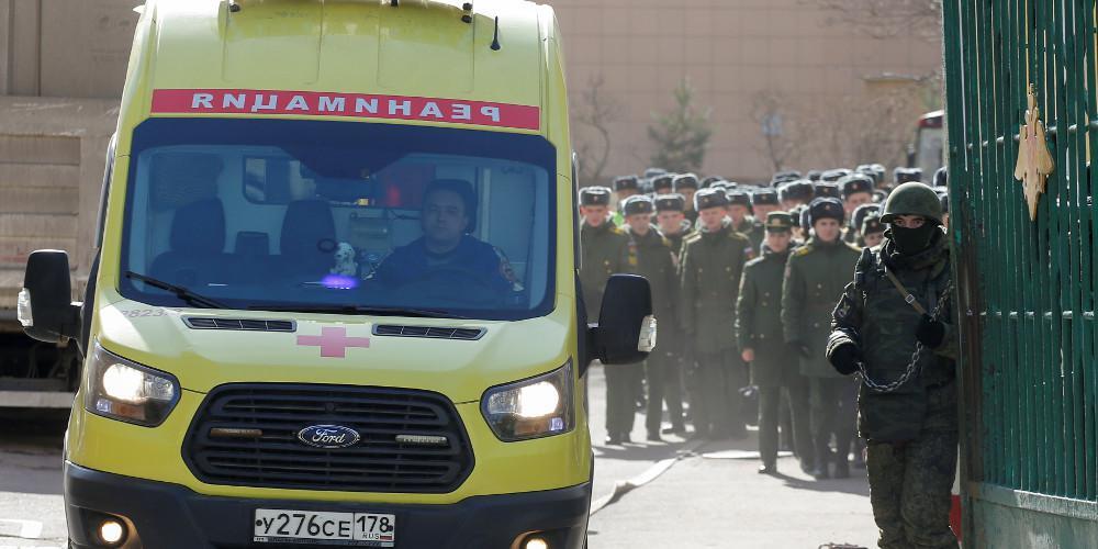 Έκρηξη στην Ακαδημία Στρατού στην Αγία Πετρούπολη [εικόνα]