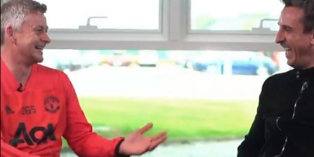 Τρομερό: Ο Σόλσκιερ τρόλαρε τον Νέβιλ και γέλασε μόνος του! [βίντεο]