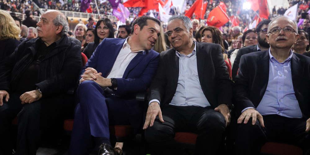 Παλιοί και νέοι σύντροφοι του Αλέξη Τσίπρα στο Γαλάτσι [εικόνες]