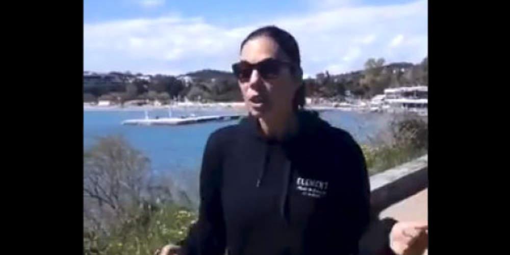 Απίστευτο βίντεο: Η Εύη Βατίδου αποθέωσε τον Νίκο Παππά για την ελληνική διαστημική αποστολή [βίντεο]