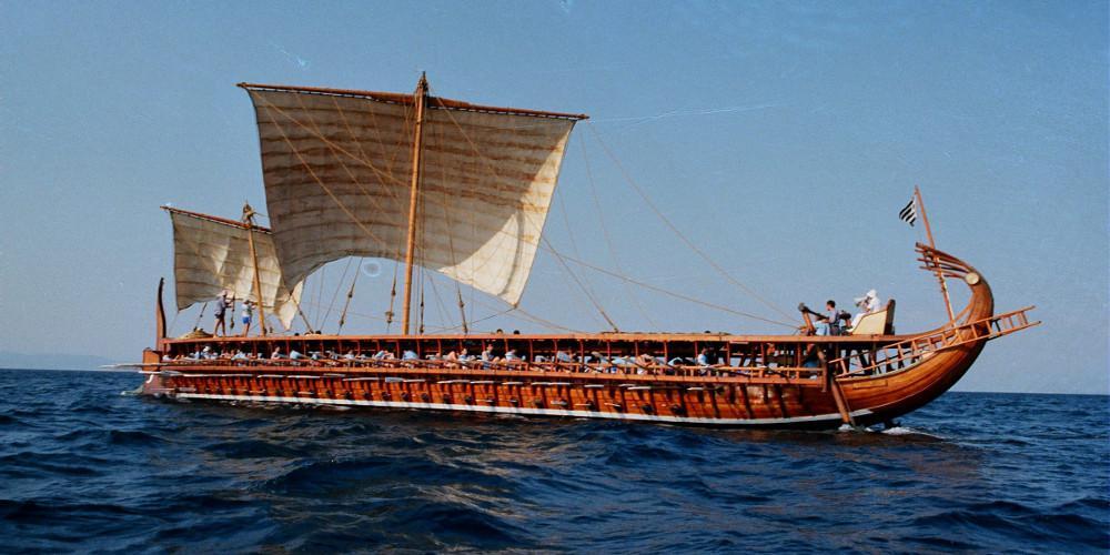 Η ιστορική τριήρης «Ολυμπιάς», στη Μαρίνα Ζέας, για τις «Ημέρες Θάλασσας 2019»