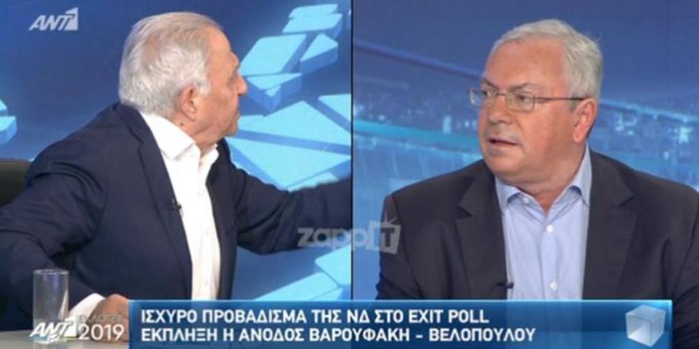 Χαμός στον ΑΝΤ1: «Αρπάχτηκαν» on air Φλαμπουράρης και Μαλέλης [βίντεο]