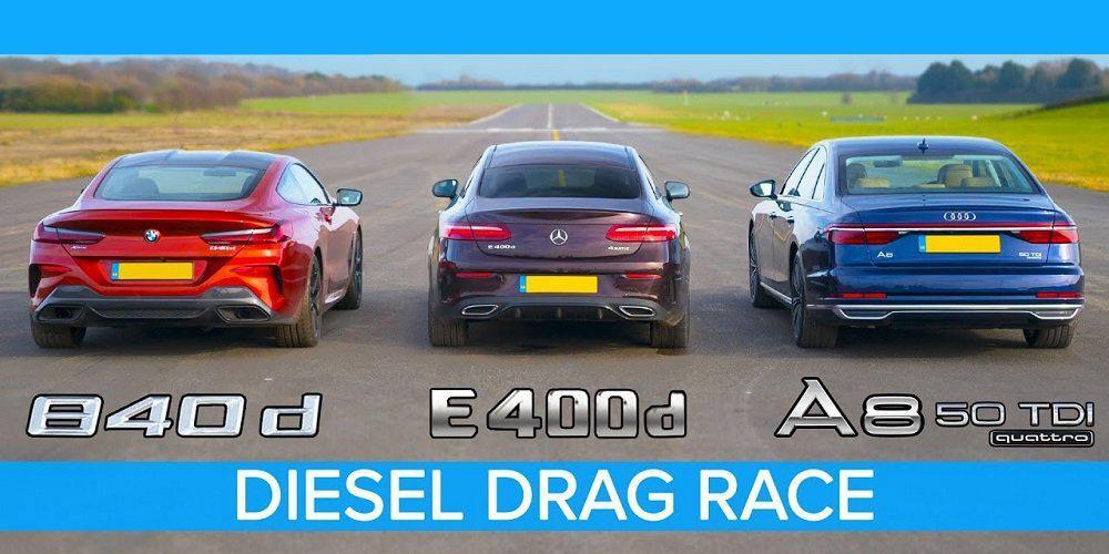 Μάχη Πετρελαιοκίνητων: BMW 840d εναντίον Mercedes E400d και Audi A8 50 TDI [βίντεο]