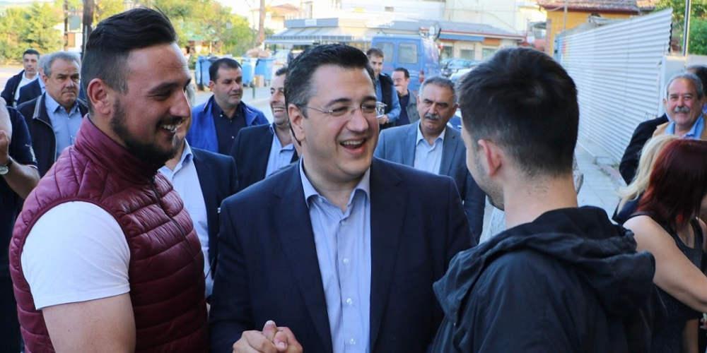 Επίσκεψη του Απόστολου Τζιτζικώστα στο Δήμο Αλεξάνδρειας Ημαθίας [βίντεο]