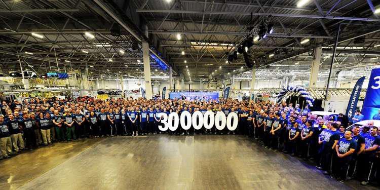 Την παραγωγή 3.000.000 οχημάτων γιορτάζει το εργοστάσιο της Hyundai στην Τσεχία