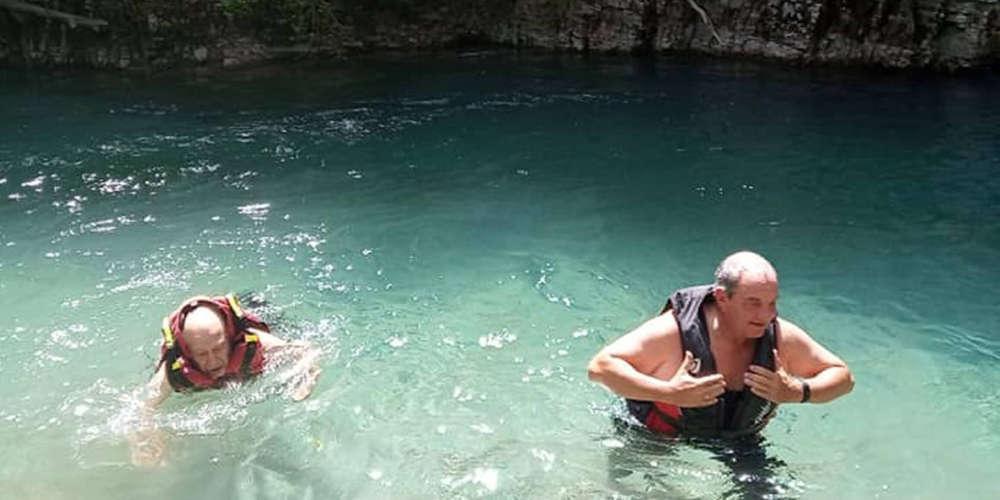 Ράφτινγκ στα νερά του Βοϊδομάτη έκανε ο Κώστας Καραμανλής [εικόνες]