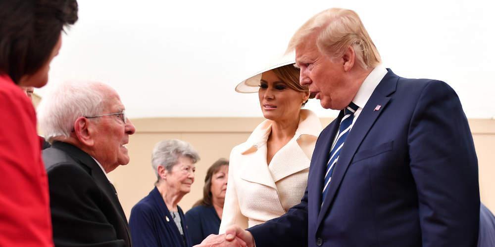 Απίστευτο «πέσιμο» βετεράνου της Νορμανδίας στη Μελάνια Τραμπ: Αχ και να ήμουν 20 χρόνια νεότερος [βίντεο]