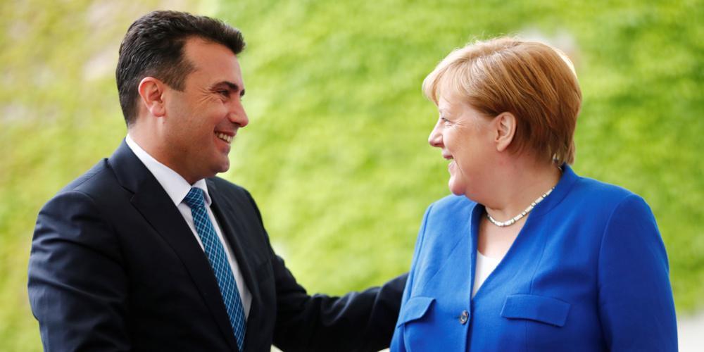 «Πάγος» για ένταξη των Σκοπίων στην ΕΕ από την Μέρκελ και «ναι» για το ΝΑΤΟ